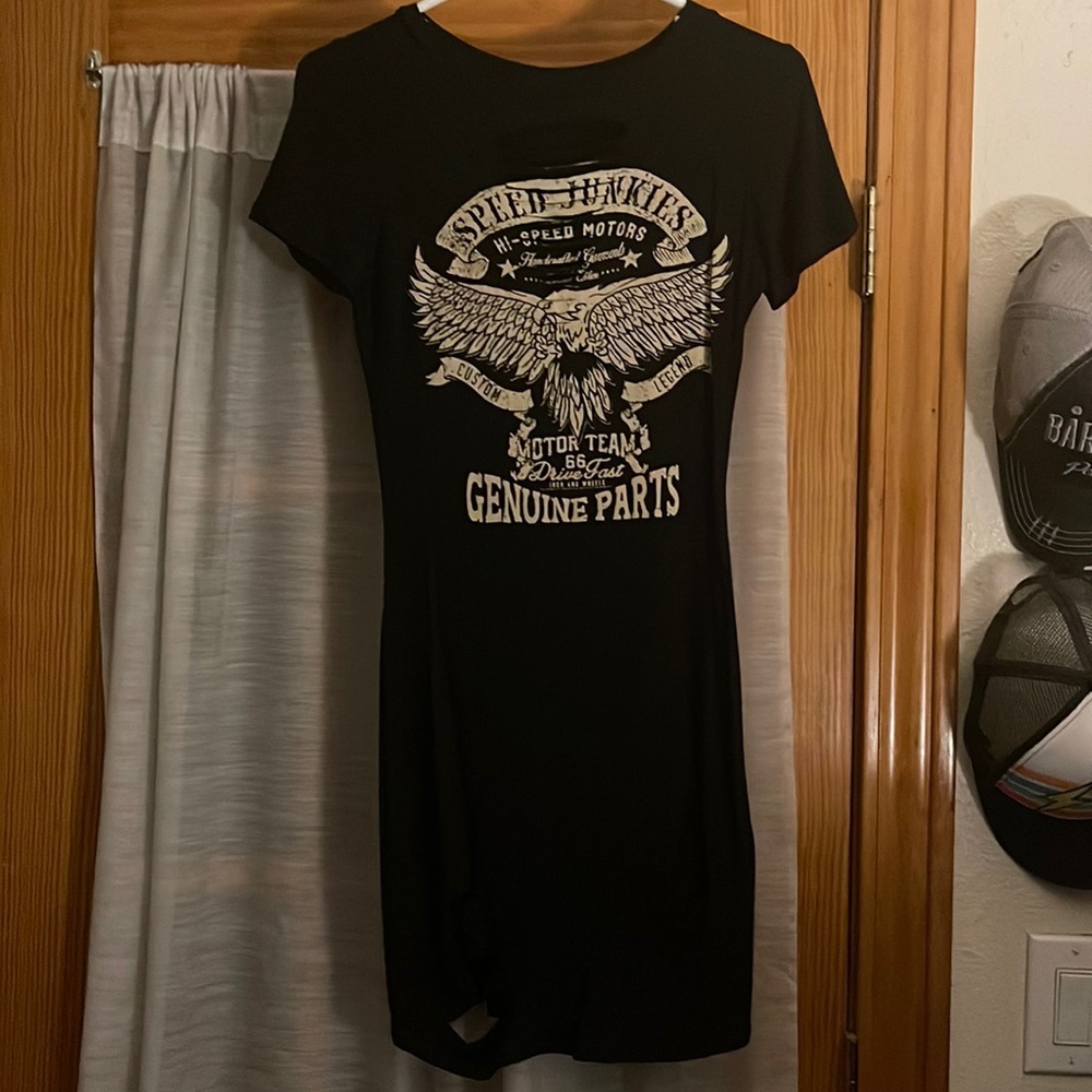 Black stretchy dress